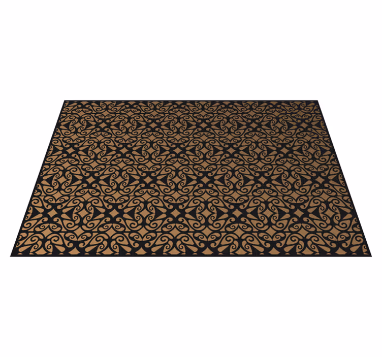 Vinyl Teppich Textur elegante wirbelmuster - TenStickers