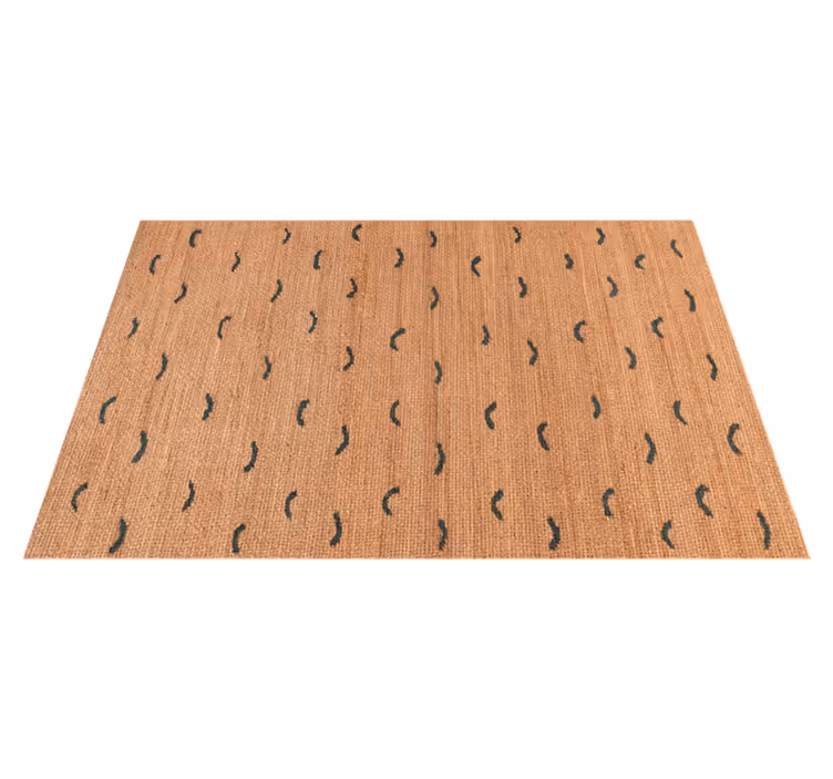 Vinyl Teppich Tiermuster jute beige imitat - TenStickers