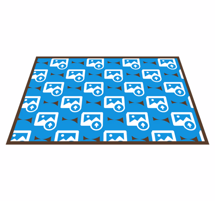 Vinyl Teppich mit Namen bildmuster - TenStickers