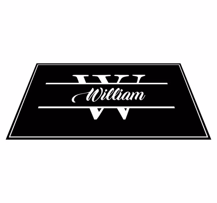 Vinylteppich mit Name Fantastischer anfangsname personalisiert - TenStickers