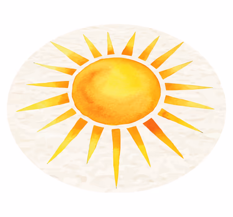 Vinyl Teppich Natur sonniger ausbruch - TenStickers