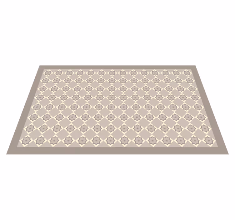 Vinyl Teppich Marmor elegantes sternenmuster - TenStickers