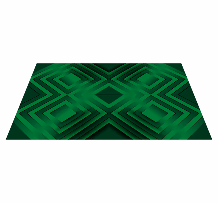 Vinyl Teppich geometrisch rautenmuster - TenStickers