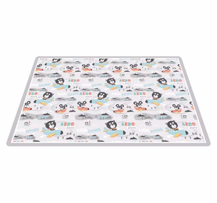 Vinyl Teppich Kinderzimmer aero fliegende bären - TenStickers