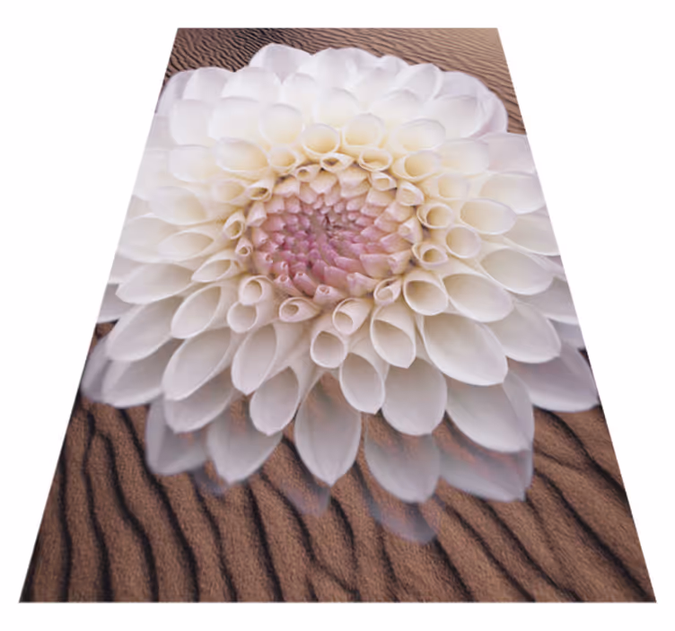 Vinyl Teppich Blumen anmutige blütenkomposition - TenStickers