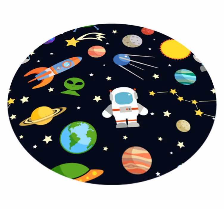 Vinyl Teppich Sterne design für kosmische entdeckungen - TenStickers