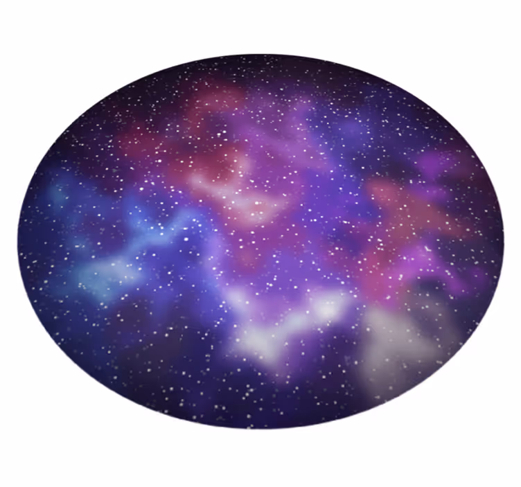 Vinyl Teppich Sterne galaxie inspiriert - TenStickers