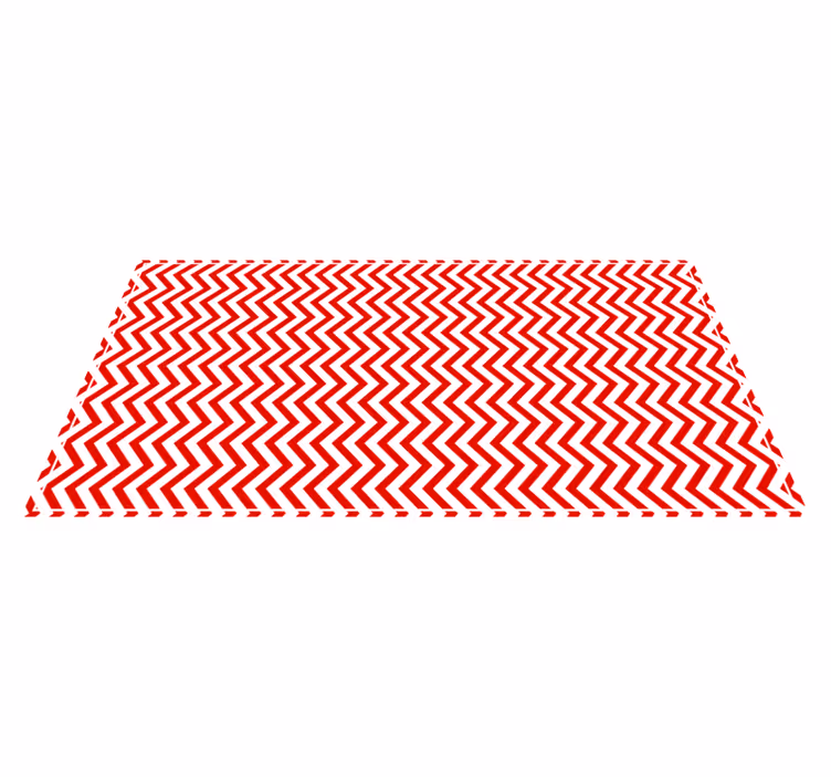 Vinyl Teppich gestreift chevron-zickzack-form - TenStickers