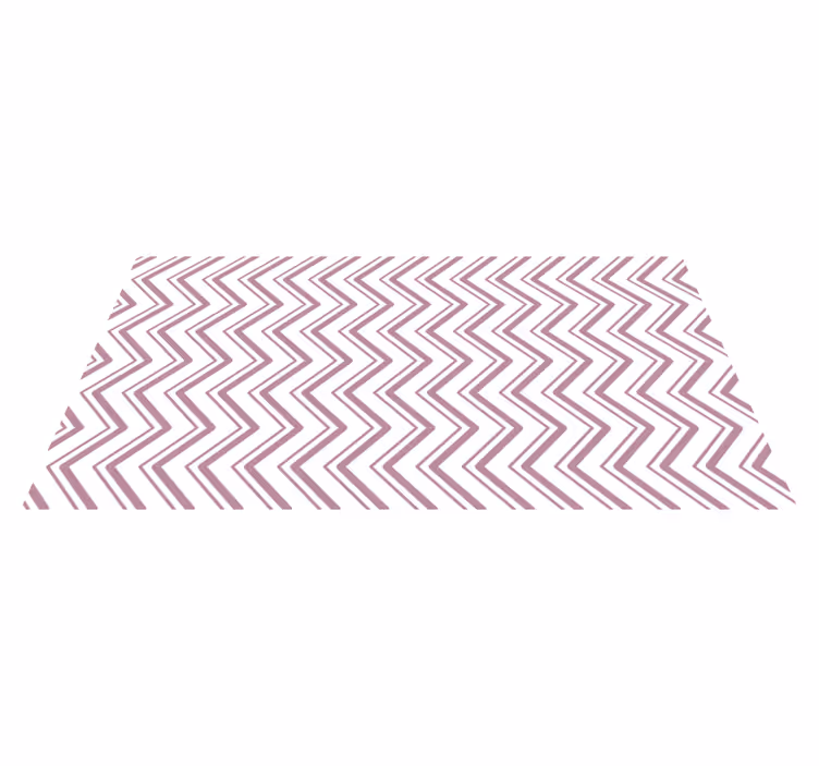 Vinyl Teppich geometrisch chevron-zickzack-konzept - TenStickers
