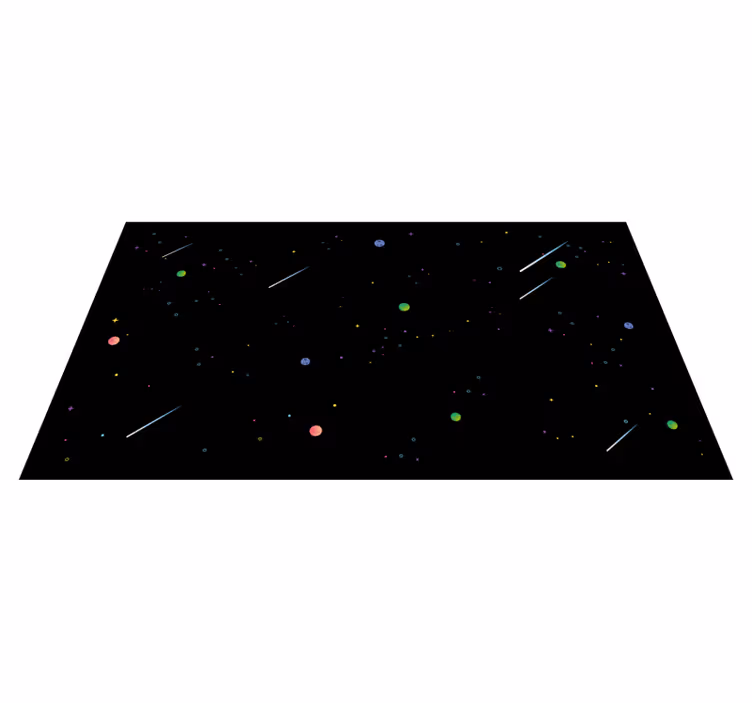 Vinyl Teppich Sterne kosmischer sternenhimmel - TenStickers