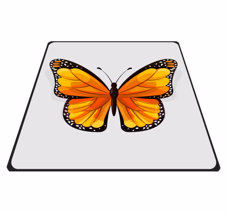 Vinyl Teppich Badezimmer schöne schmetterlingskunst - TenStickers