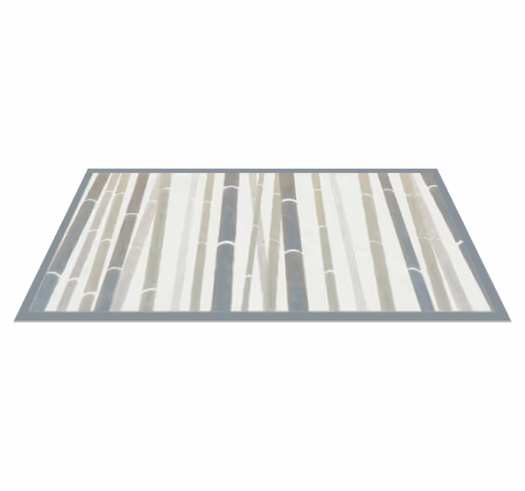 Vinyl Teppich Natur bambushain-muster - TenStickers