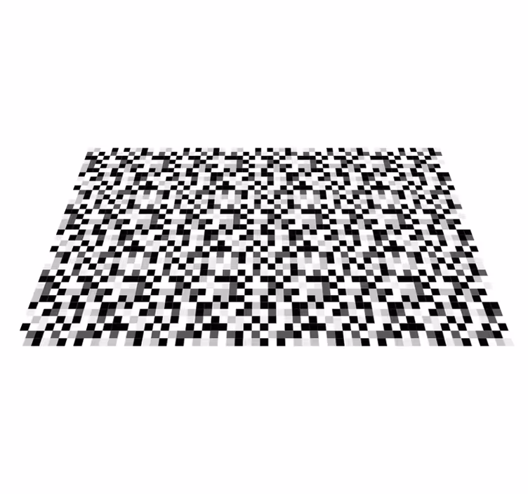 Vinyl Teppich Jugendzimmer pixeliges muster - TenStickers