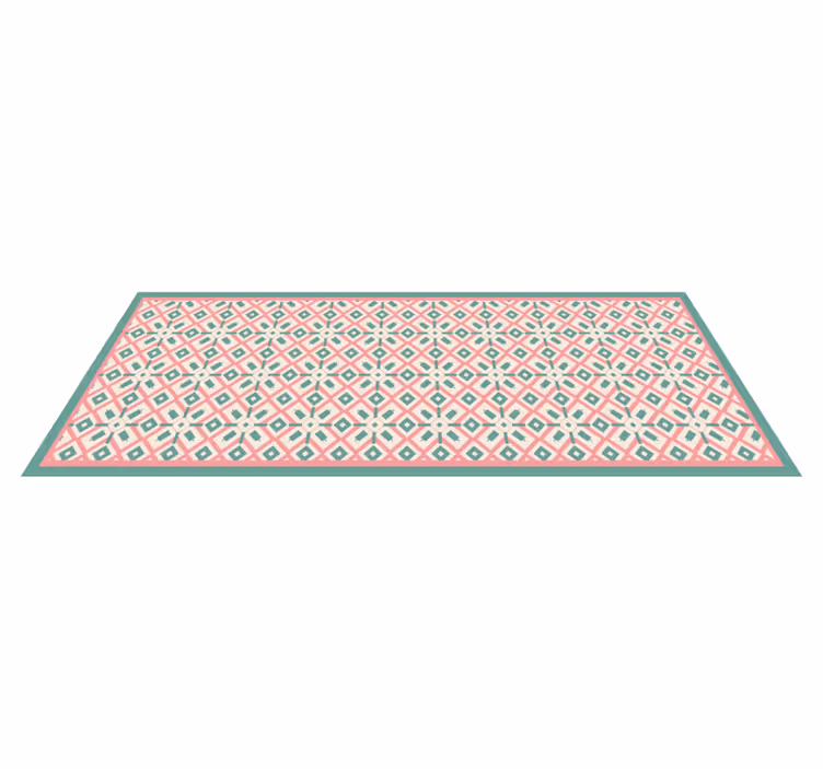 Vinyl teppich geometrisch lebendige geometrie idee - TenStickers