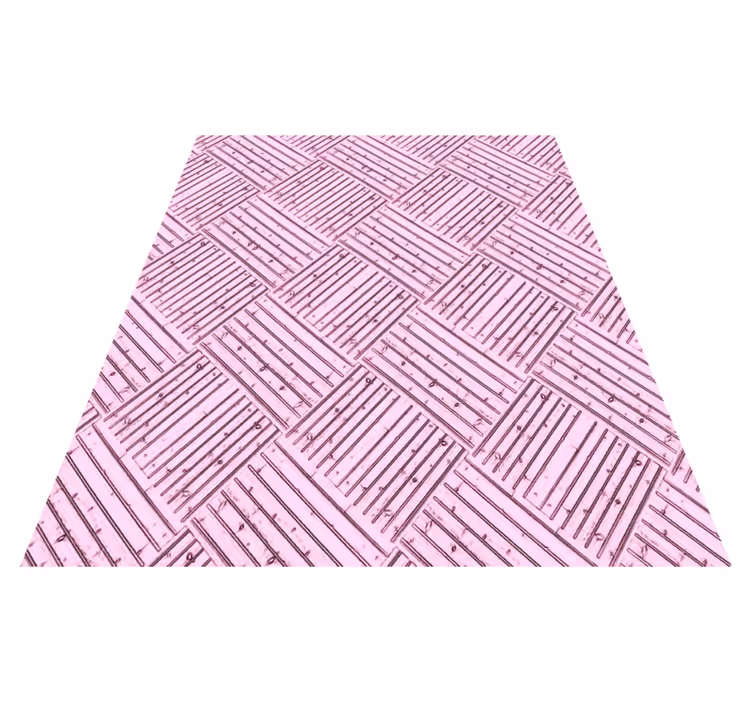 Vinyl Teppich Badezimmer rosa holzmuster - TenStickers