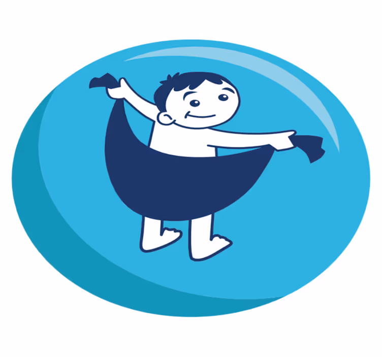 Vinyl Teppich kindlich fröhliches kinderspiel - TenStickers