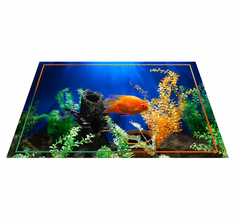 Vinyl Teppich Natur unterwasserlebendigkeit - TenStickers