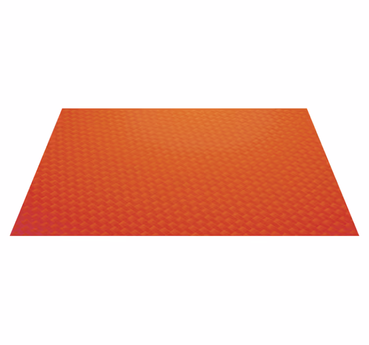vinyl teppich strukturiert leuchtender orange-effekt - TenStickers