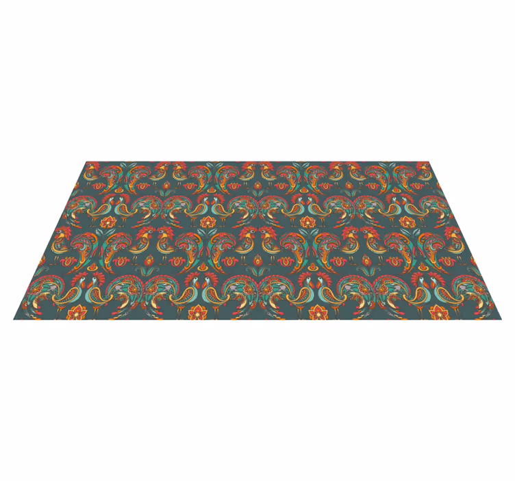 Vinyl Teppich Mosaik farbenfrohe folkloristische motive - TenStickers