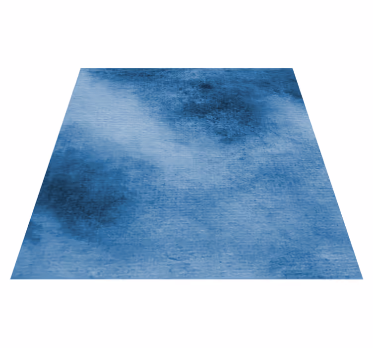 Vinyl Teppich Badezimmer blauer farbverlaufsstil - TenStickers