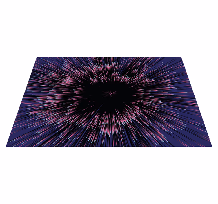 vinyl teppich strukturiert dynamischer burst-effekt - TenStickers