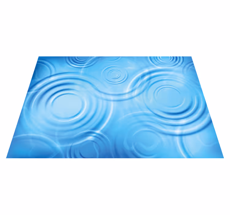 Vinyl Teppich Textur wasserwelleneffekt - TenStickers