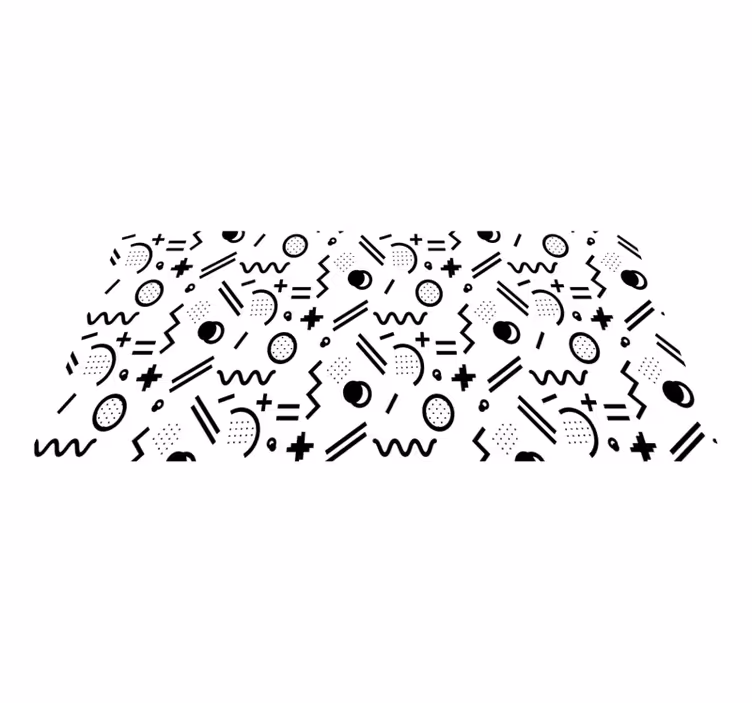 Vinyl Teppich kindlich dynamisches musterspiel - TenStickers