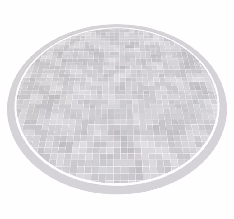 Vinyl Teppich Badezimmer elegantes mosaikmuster - TenStickers