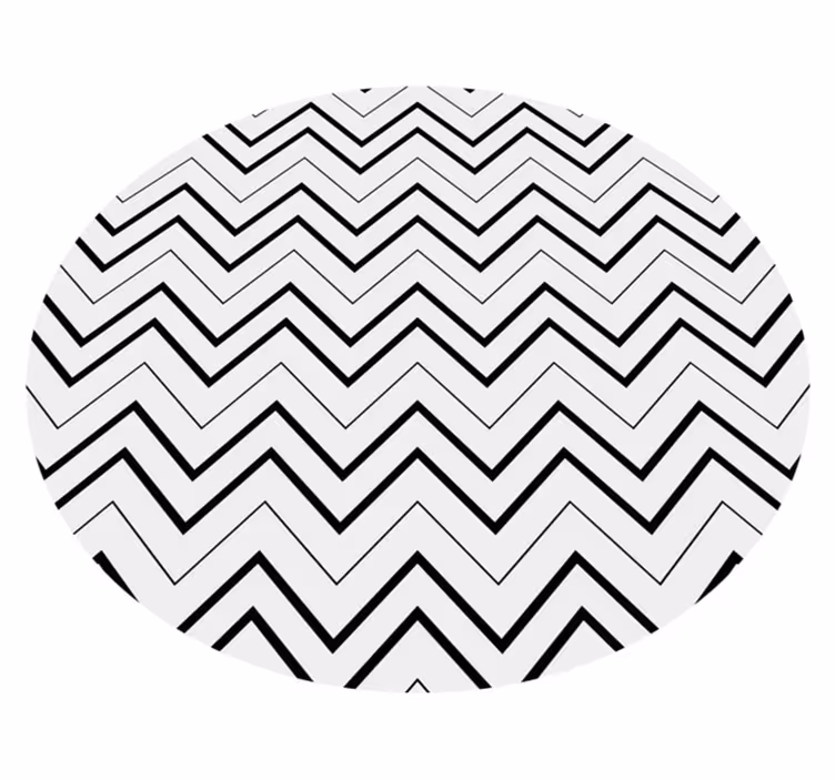 Vinyl teppich geometrisch im fischgrät design - TenStickers