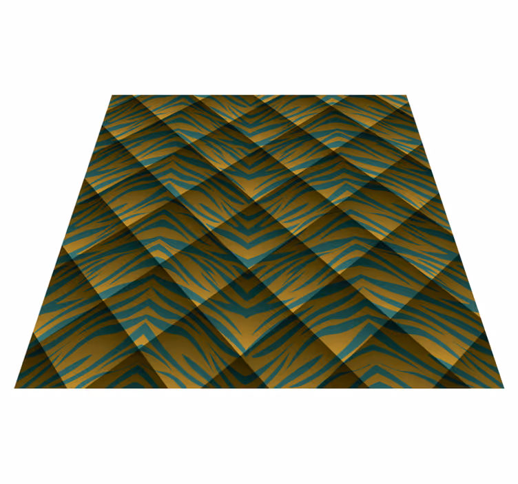 Vinyl teppich tiermuster zebra muster fusion - TenStickers