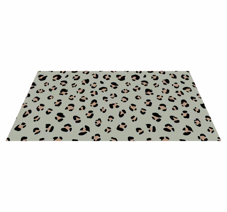 Vinyl teppich tiermuster leopard Ästhetik - TenStickers