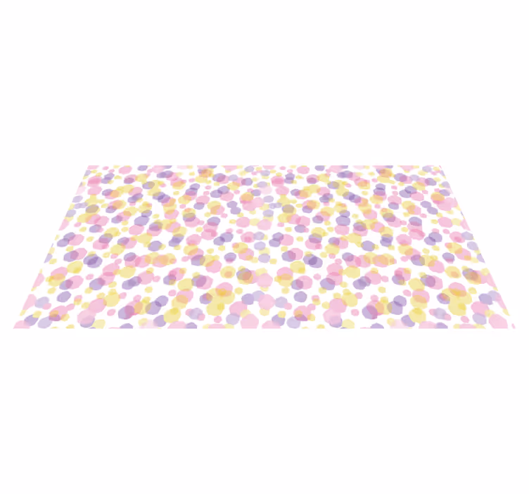 Vinyl Teppich Badezimmer rosa blasenmuster - TenStickers
