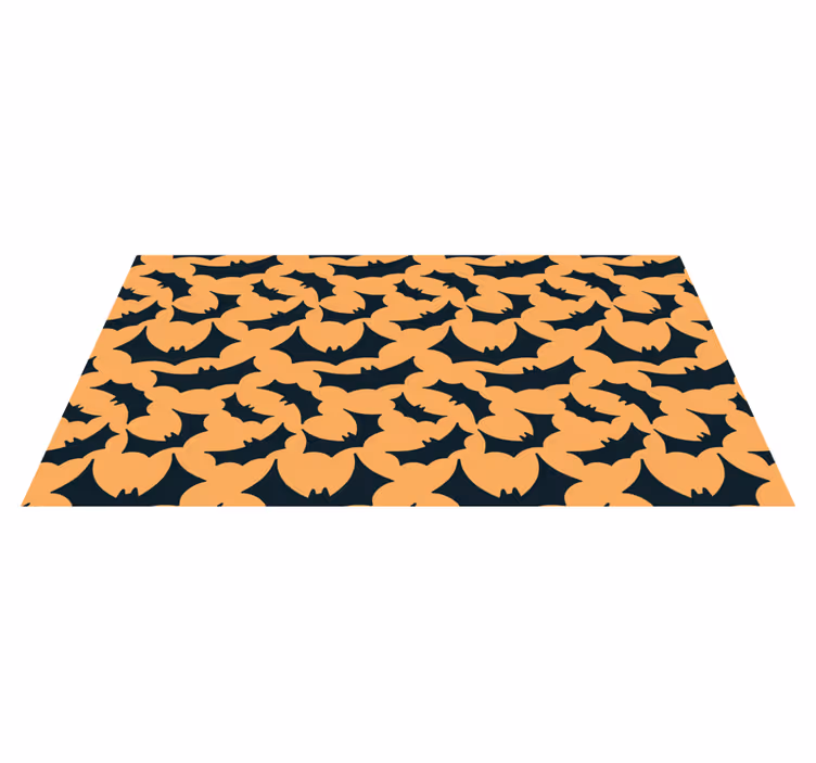 Vinyl Teppich Halloween fledermausmusterdruck - TenStickers