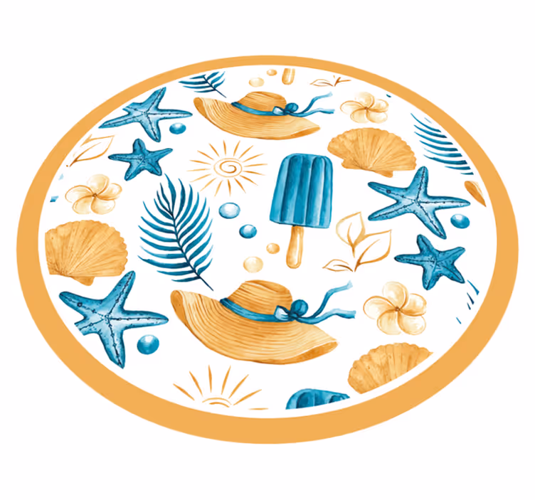 Vinyl Teppich Natur sommerferienstimmung - TenStickers