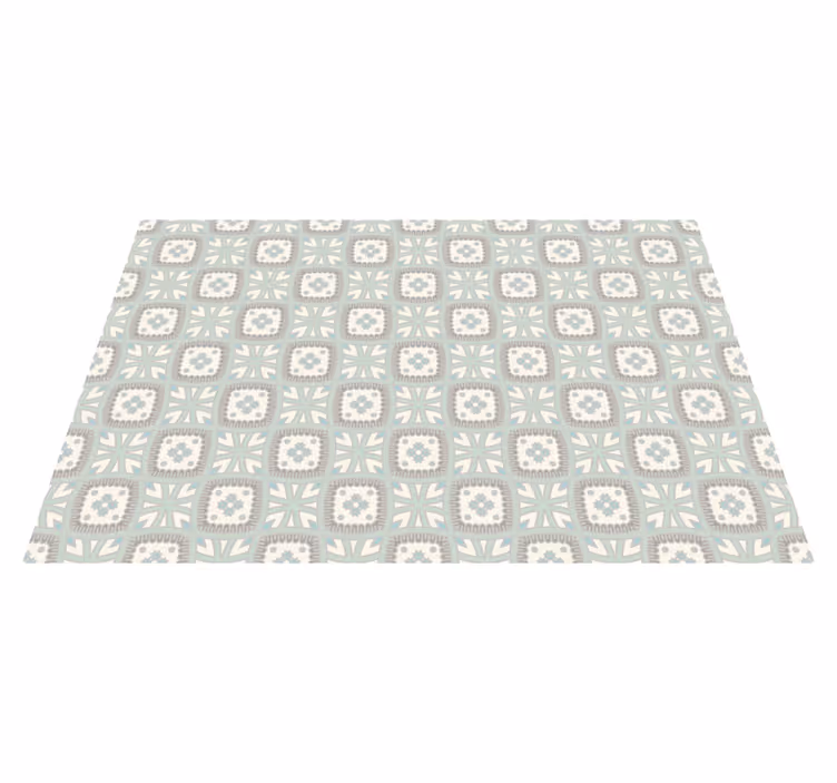 Vinyl Teppich Mosaik fliesenanordnung - TenStickers