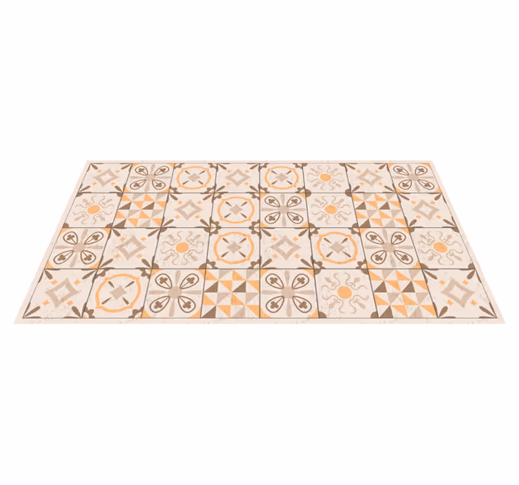 Vinyl Teppich Marmor vintage-fliesenmotive - TenStickers