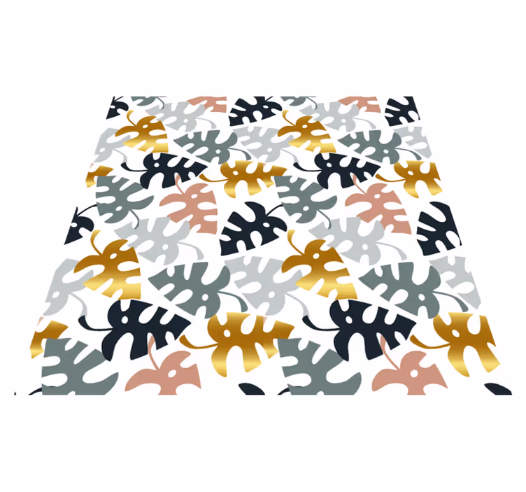 Vinyl teppich natur blatt emblem - TenStickers