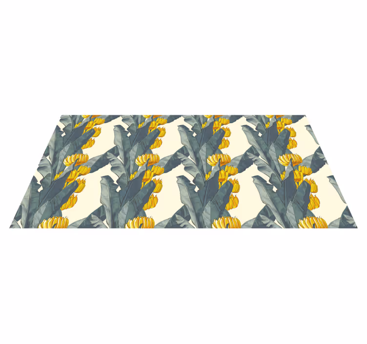 Vinyl Teppich Blumen tropisches blumenarrangement - TenStickers