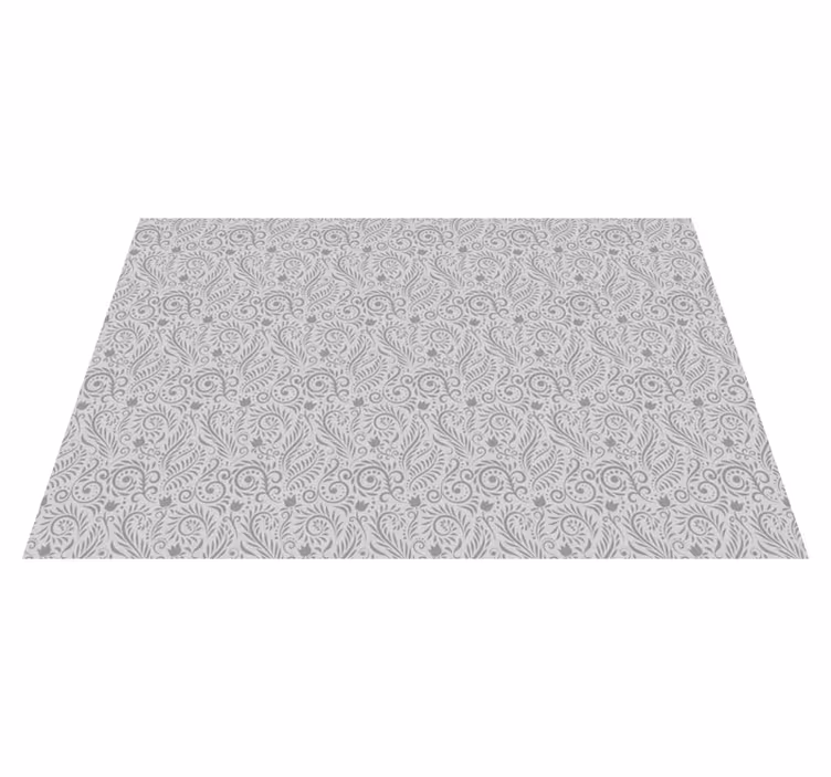 Vinyl Teppich modern raffiniertes botanisches motiv - TenStickers