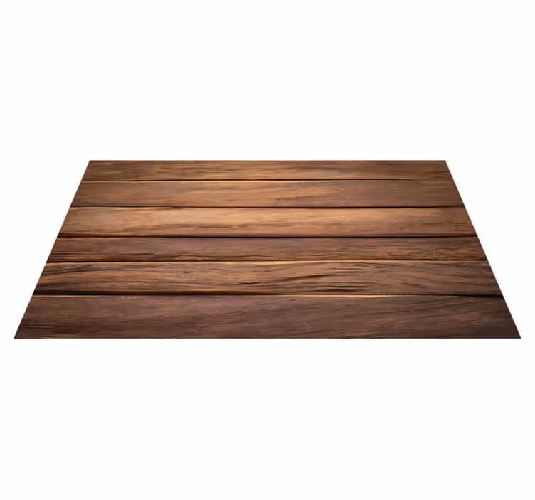 Vinyl Teppich Küche warme holzplanken - TenStickers