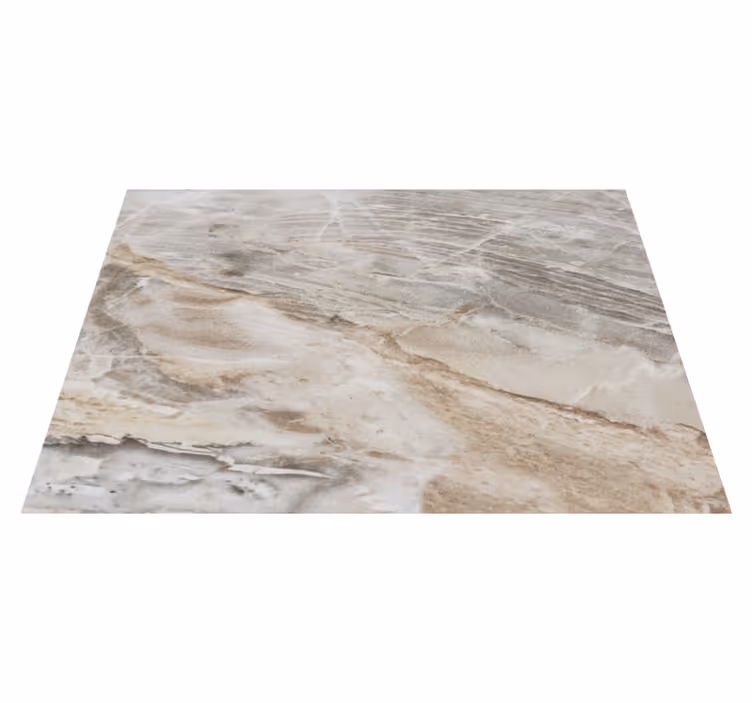 Vinyl Teppich Textur beiger Marmor - TenStickers
