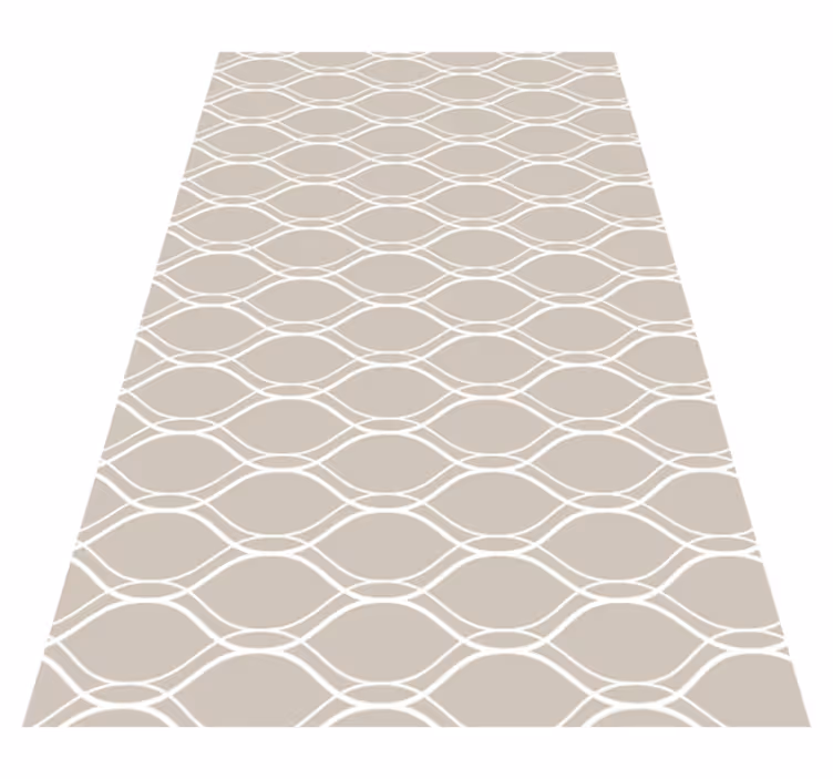 Vinyl Teppich Textur geschwungenes linienmotiv - TenStickers
