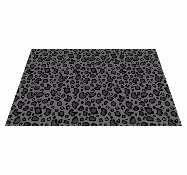 Vinyl teppich tiermuster im leopardenstil - TenStickers