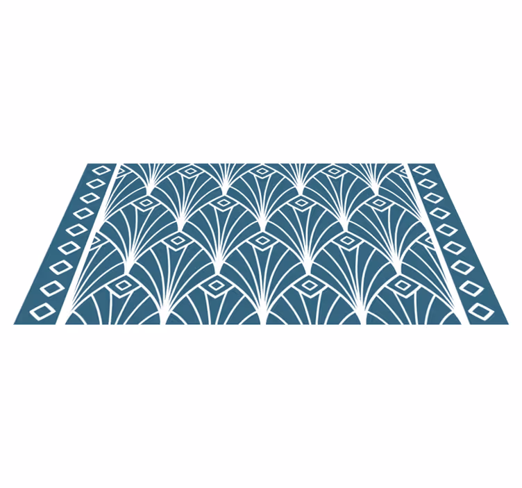 Vinyl Teppich kindlich art-deco-muster - TenStickers