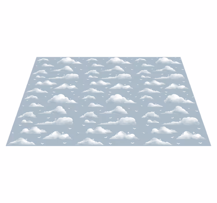 Vinyl Teppich Baby bewölkten himmel muster - TenStickers