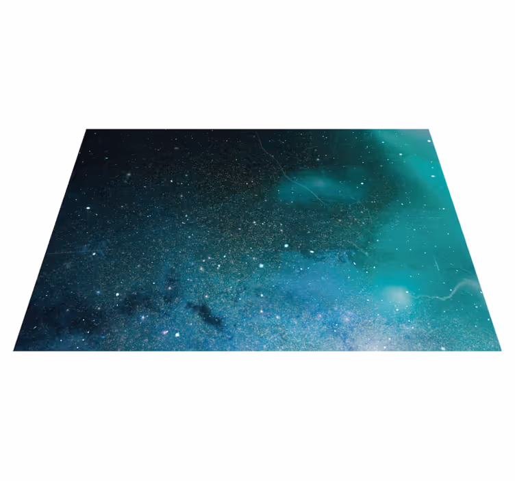 Vinyl Teppich Sterne kosmische galaxie farbton - TenStickers