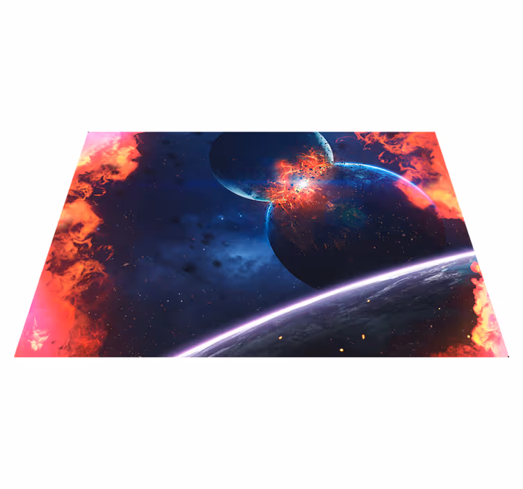 Vinyl Teppich Sterne kosmisches galaxie-abenteuer - TenStickers