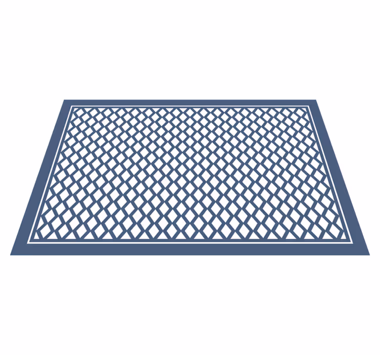 Vinyl Teppich geometrisch schickes rautenmotiv - TenStickers