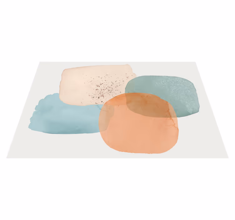 Vinyl Teppich modern aquarella-overlays - TenStickers