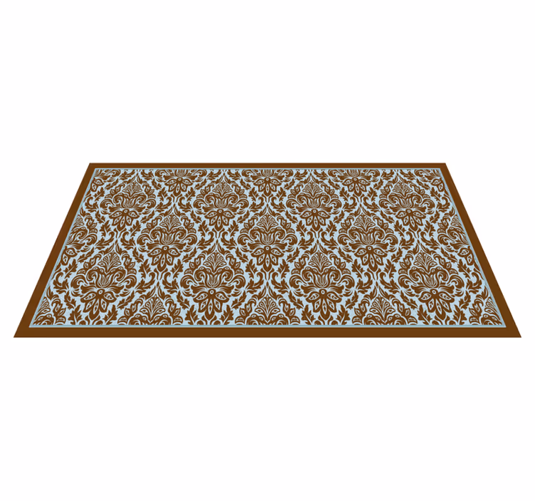 Vinyl teppich vintage elegantes blumenarrangement - TenStickers
